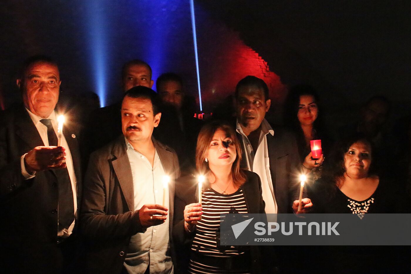 Memorial event for victims of Russian A321 crash and Paris terrorist attacks