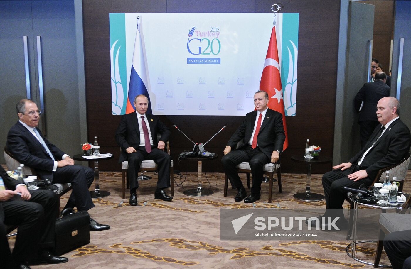 Russian President Vladimir Putin participates in G20 summit in Turkey