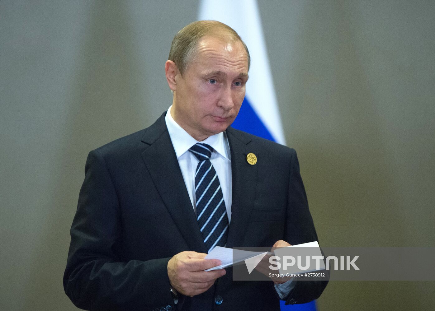 Russian President Vladimir Putin participates in G20 summit in Turkey