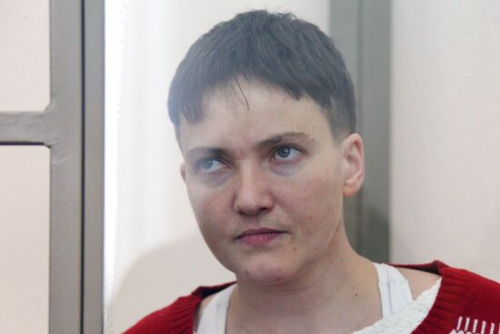 Court hearing in Ukrainian citizen Nadezhda Savchenko's case