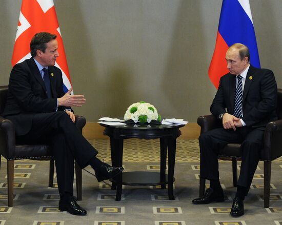 Russian President Vladimir Putin participates in G20 summit in Turkey