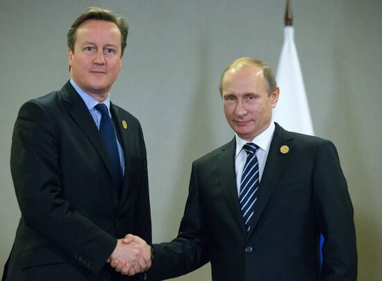 Russian President Vladimir Putin participates in G20 summit in Turkey