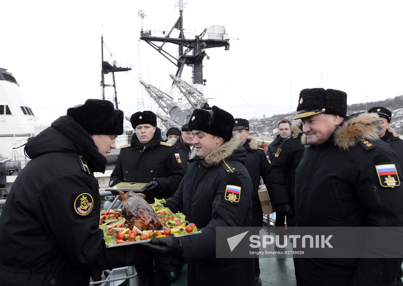 Arrival of new unconventional communcations vessel "Yury Ivanov" in Severomorsk