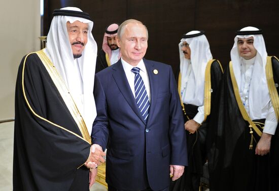 Russian President Vladimir Putin participates in G20 summit in Turkey