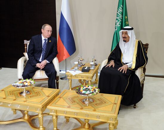 Russian President Vladimir Putin participates in G20 summit in Turkey