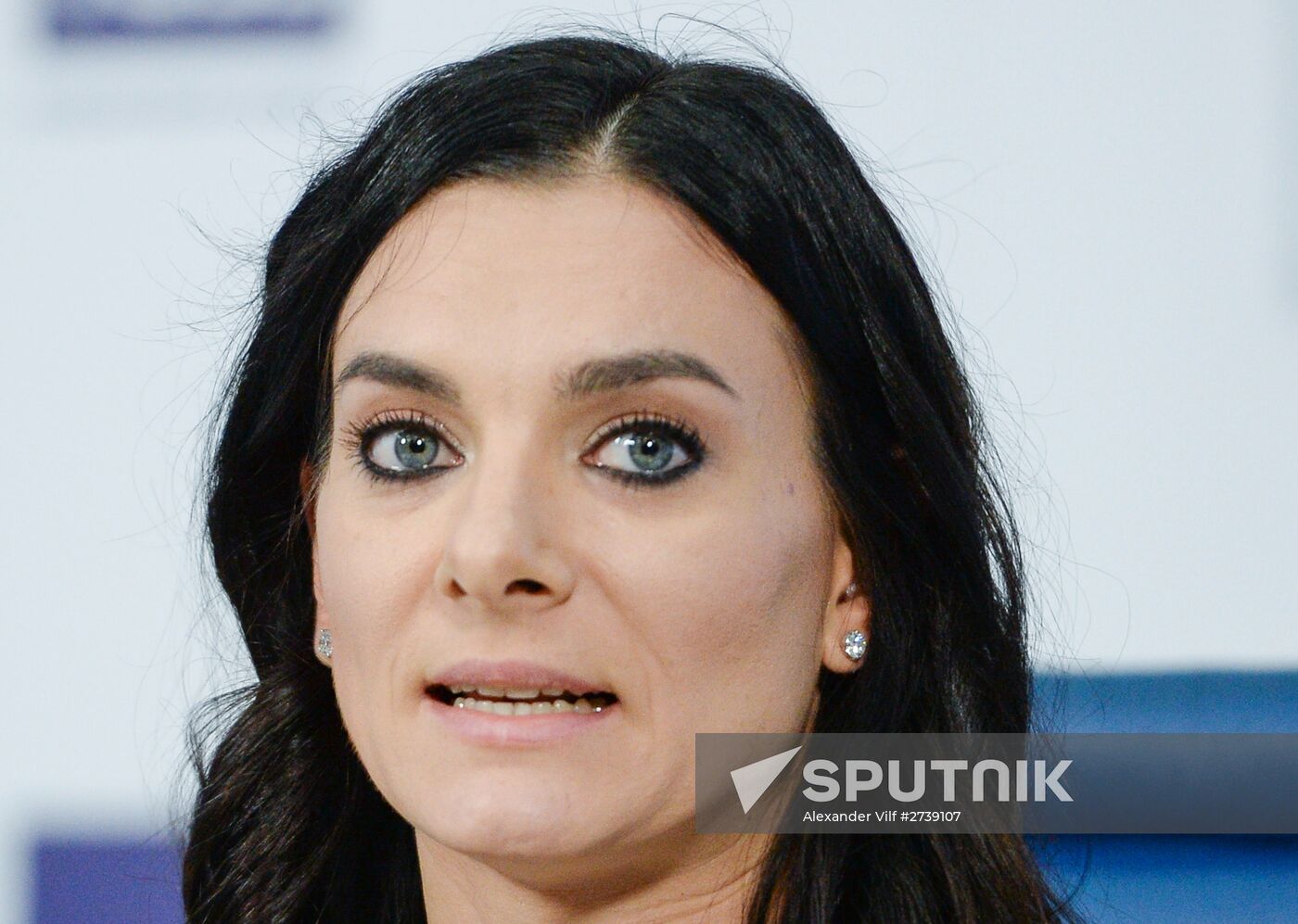Press conference by Russian track-and-field athletes