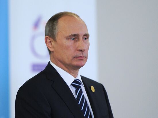 Russian President Vladimir Putin participates in G20 summit in Turkey