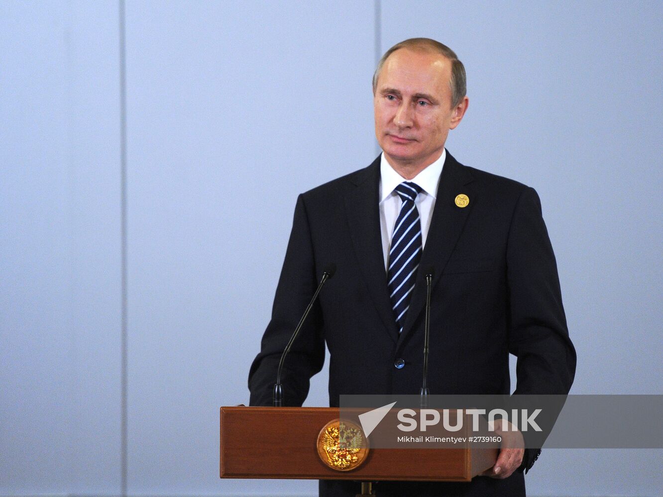 Russian President Vladimir Putin participates in G20 summit in Turkey