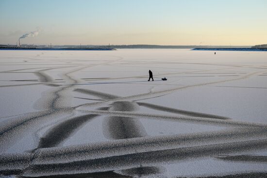 Winter in the Novosibirsk Region