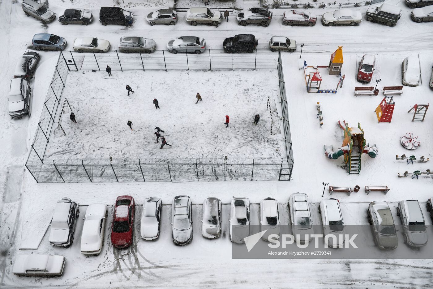 Winter in the Novosibirsk Region