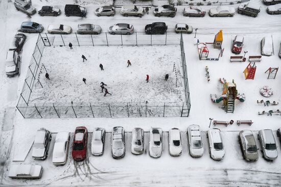 Winter in the Novosibirsk Region