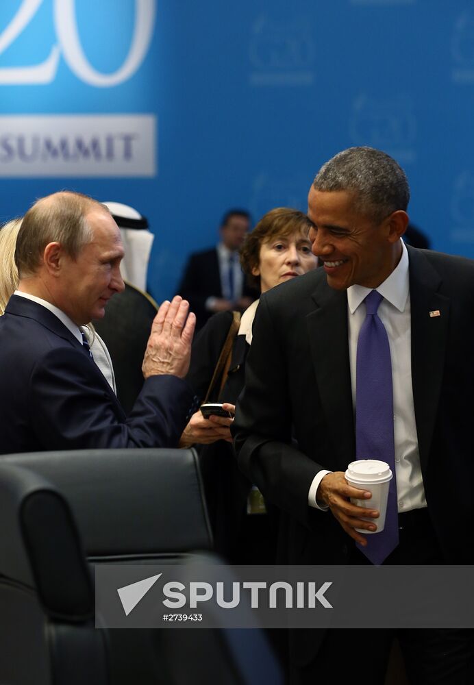 Russian President Vladimir Putin attends G20 summit in Turkey