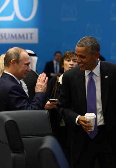 Russian President Vladimir Putin attends G20 summit in Turkey