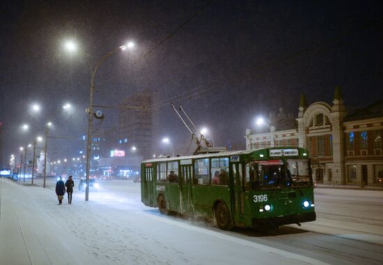Novosibirsk Region in winter