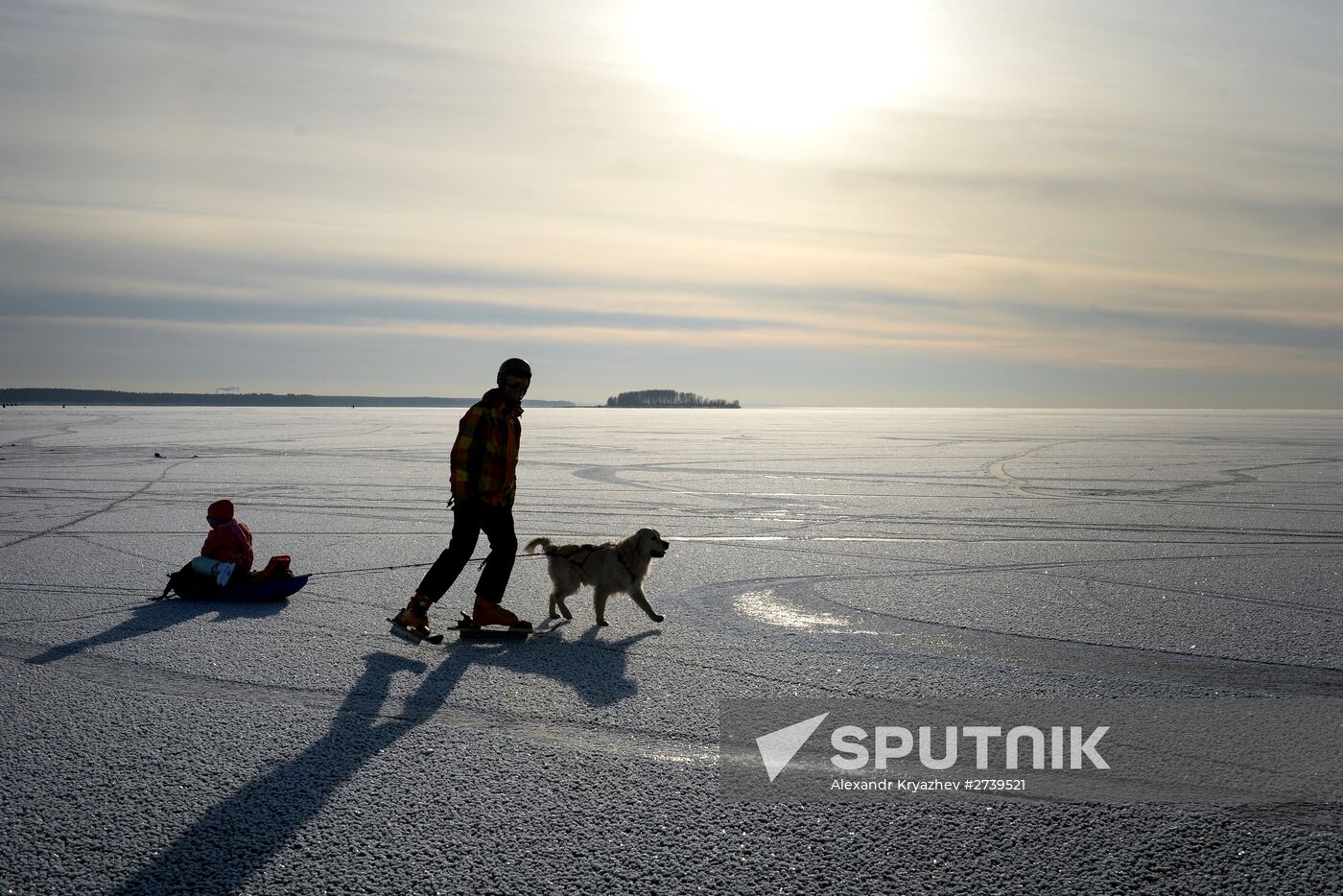 Winter in Novosibirsk Region