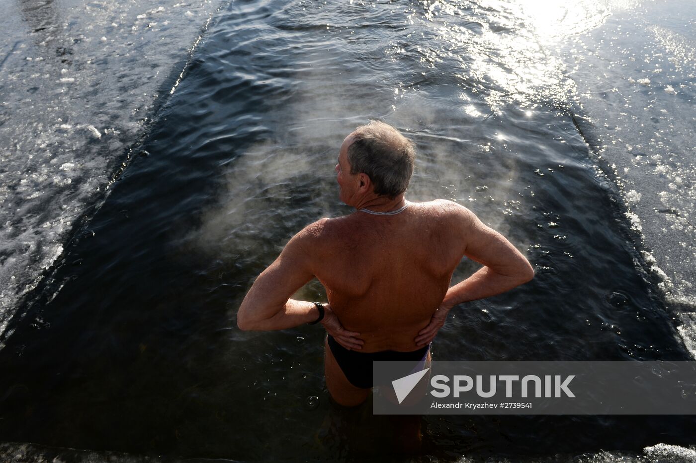 Winter in Novosibirsk Region