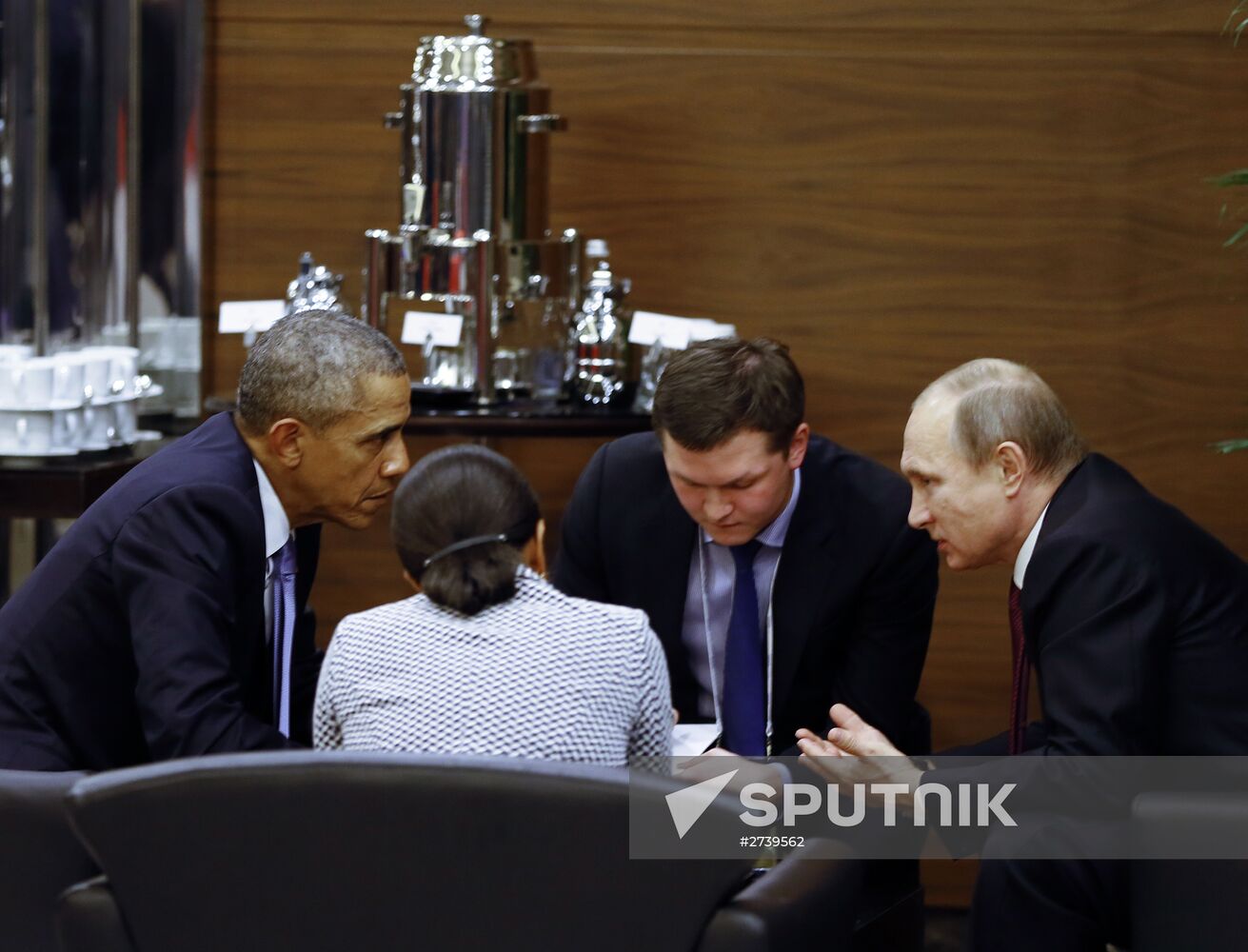 Russian President Vladimir Putin attends G20 summit in Turkey