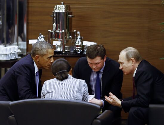 Russian President Vladimir Putin attends G20 summit in Turkey