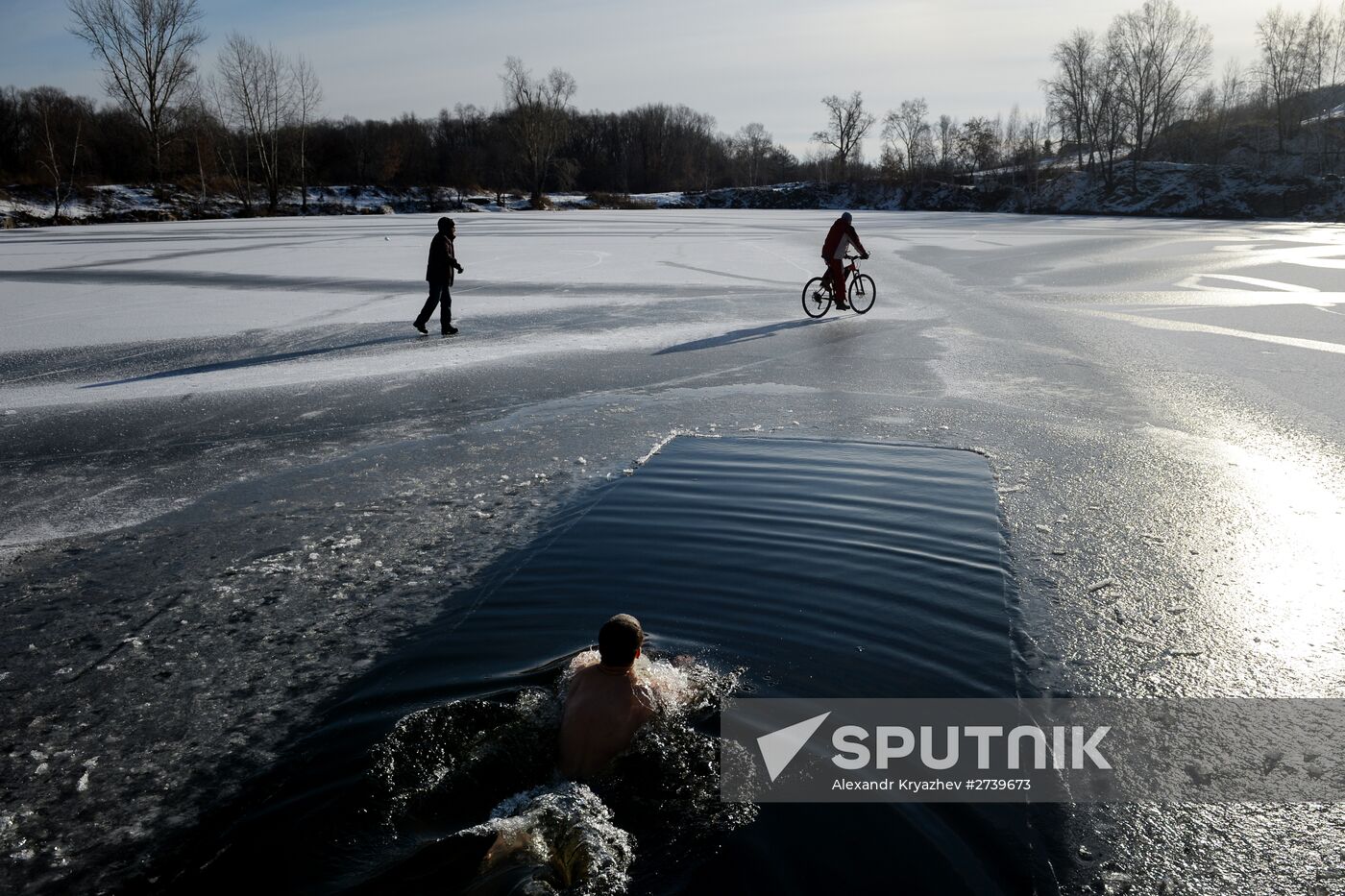 Winter in the Novosibirsk Region