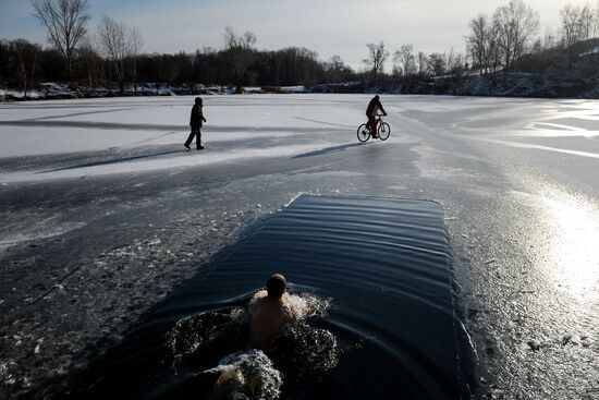 Winter in the Novosibirsk Region