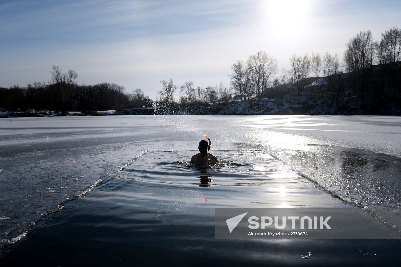 Winter in the Novosibirsk Region