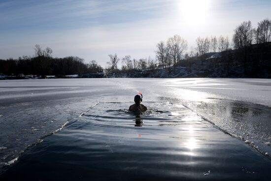Winter in the Novosibirsk Region
