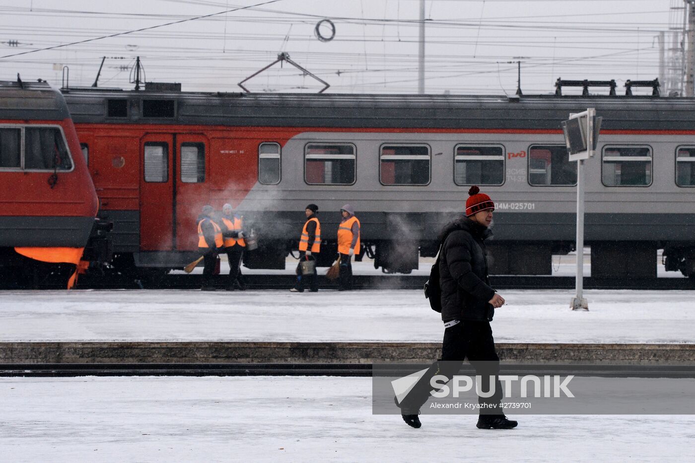 Winter in Novosibirsk Region
