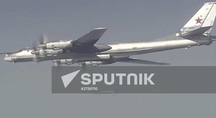 Russian long range air force launches massive airstrikes on IS infrastructure in Syria