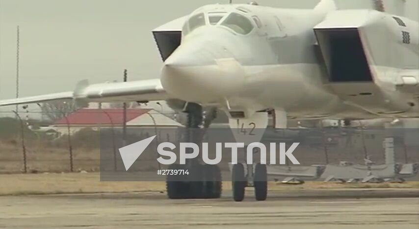 Russian long range air force launches massive airstrikes on IS infrastructure in Syria
