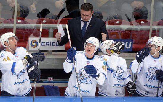 Ice hockey. KHL. Spartak vs. Barys