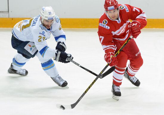 Ice hockey. KHL. Spartak vs. Barys