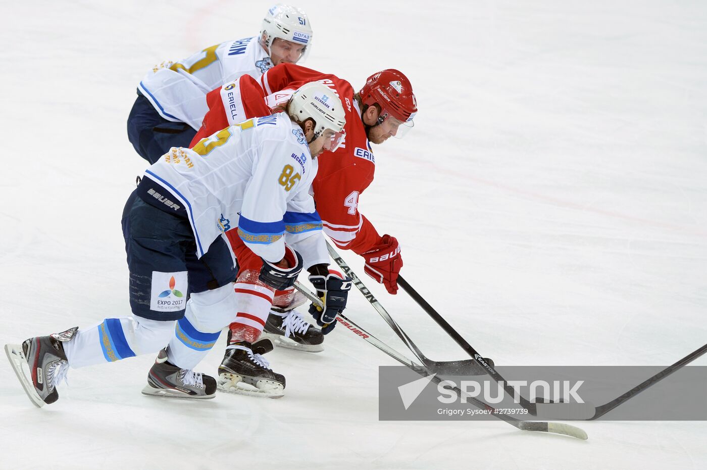 Ice hockey. KHL. Spartak vs. Barys
