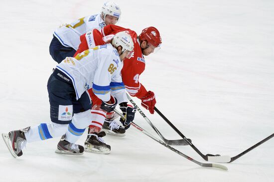 Ice hockey. KHL. Spartak vs. Barys
