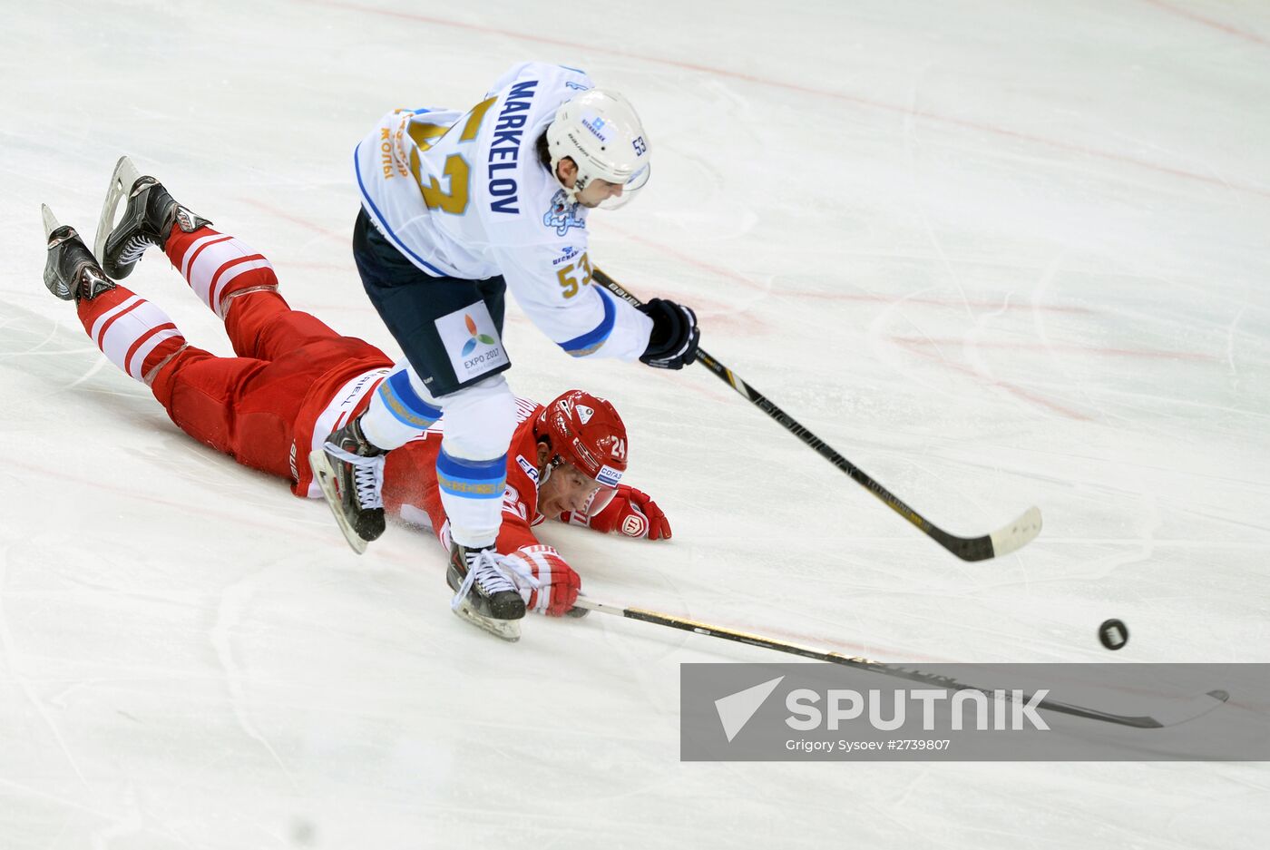 Ice hockey. KHL. Spartak vs. Barys