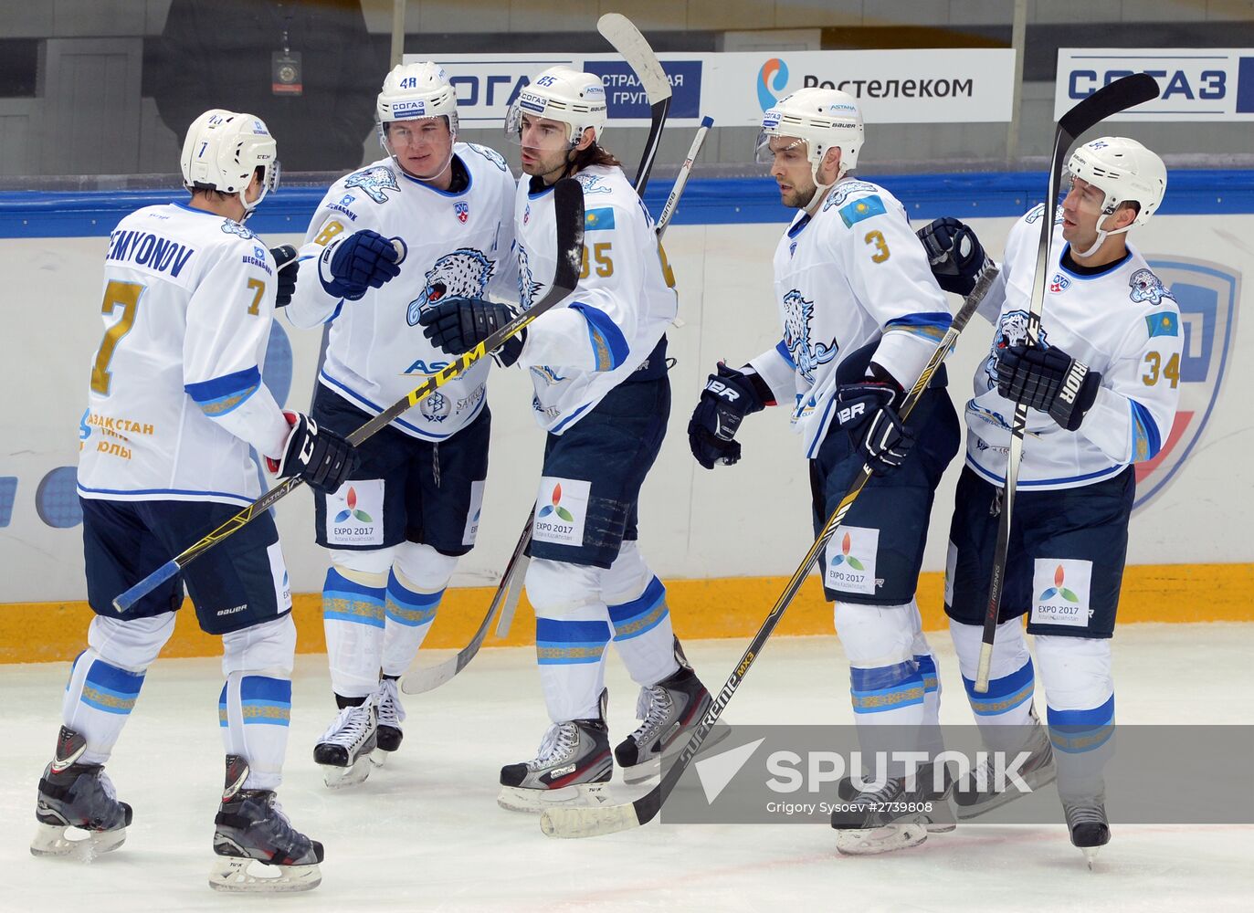 Ice hockey. KHL. Spartak vs. Barys