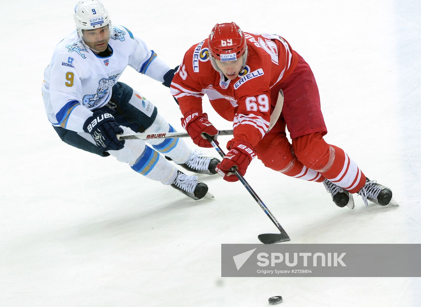 Ice hockey. KHL. Spartak vs. Barys
