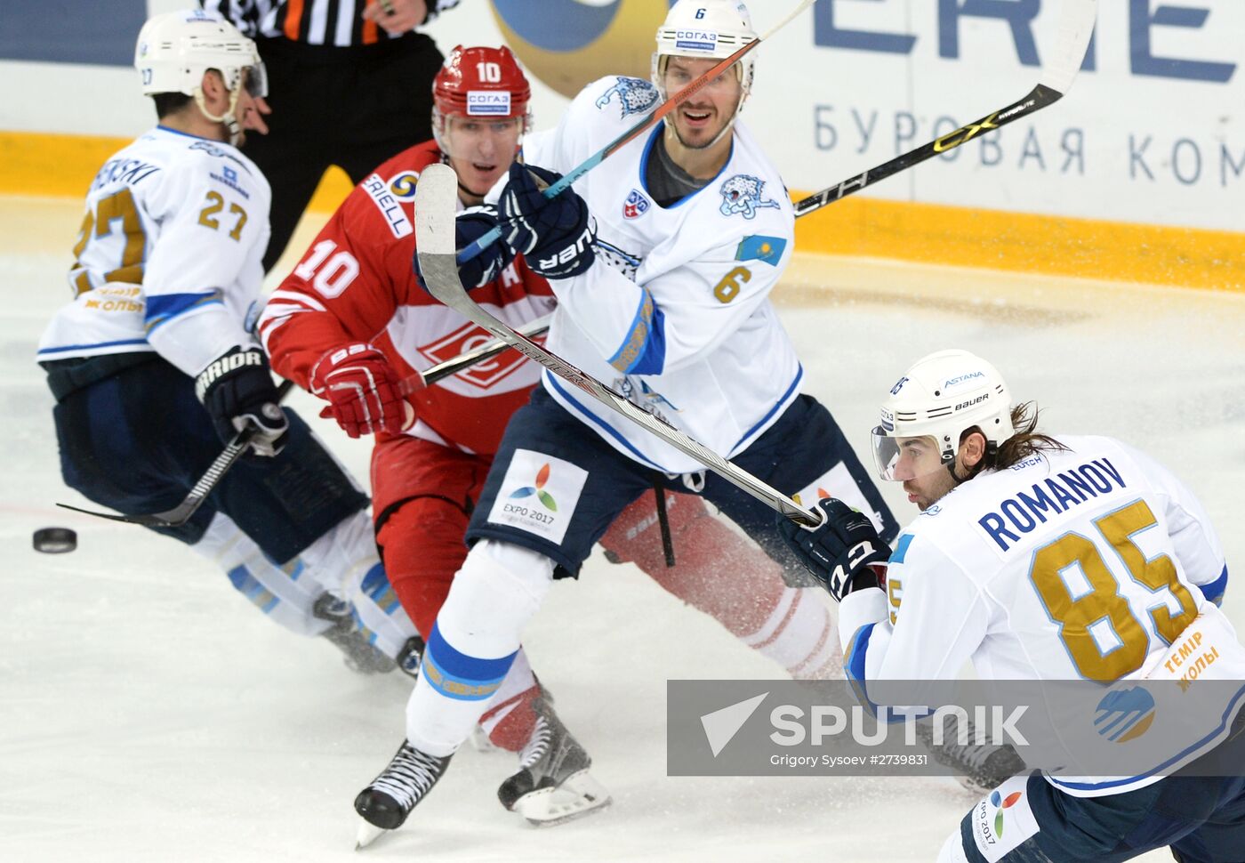 Ice hockey. KHL. Spartak vs. Barys