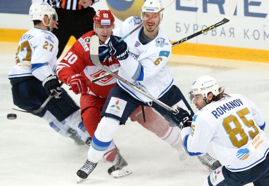 Ice hockey. KHL. Spartak vs. Barys