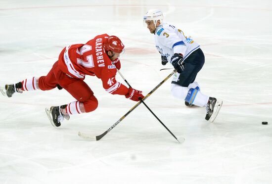 Ice hockey. KHL. Spartak vs. Barys
