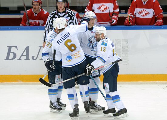 Ice hockey. KHL. Spartak vs. Barys