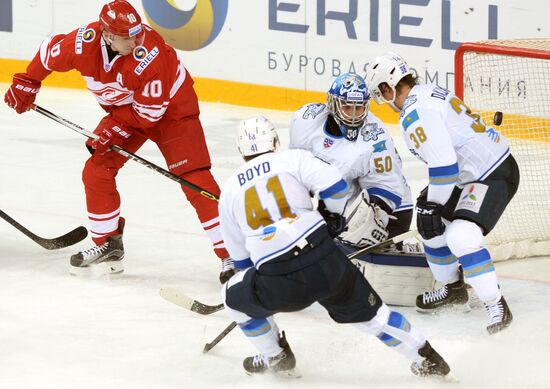 Ice hockey. KHL. Spartak vs. Barys