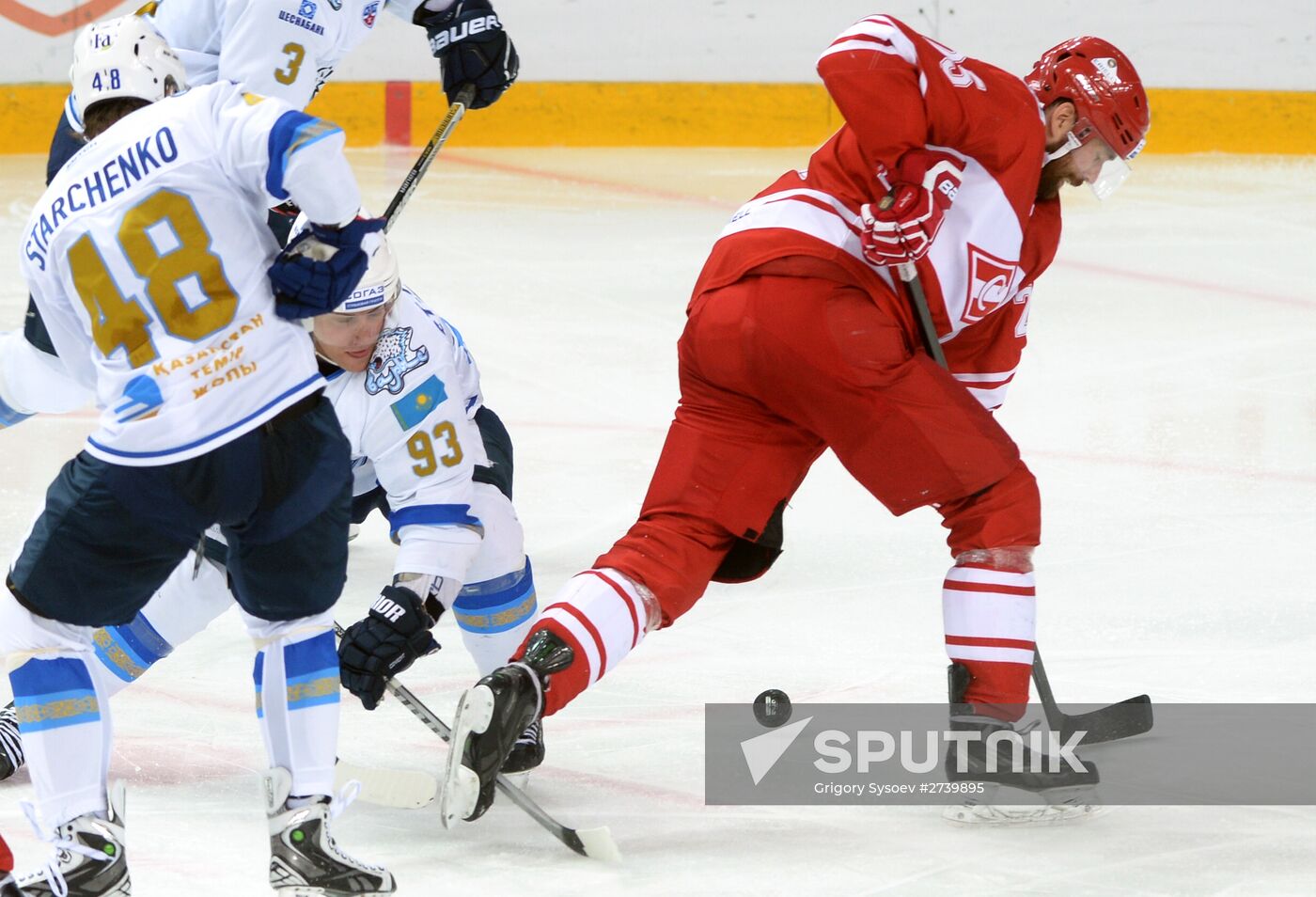 Ice hockey. KHL. Spartak vs. Barys
