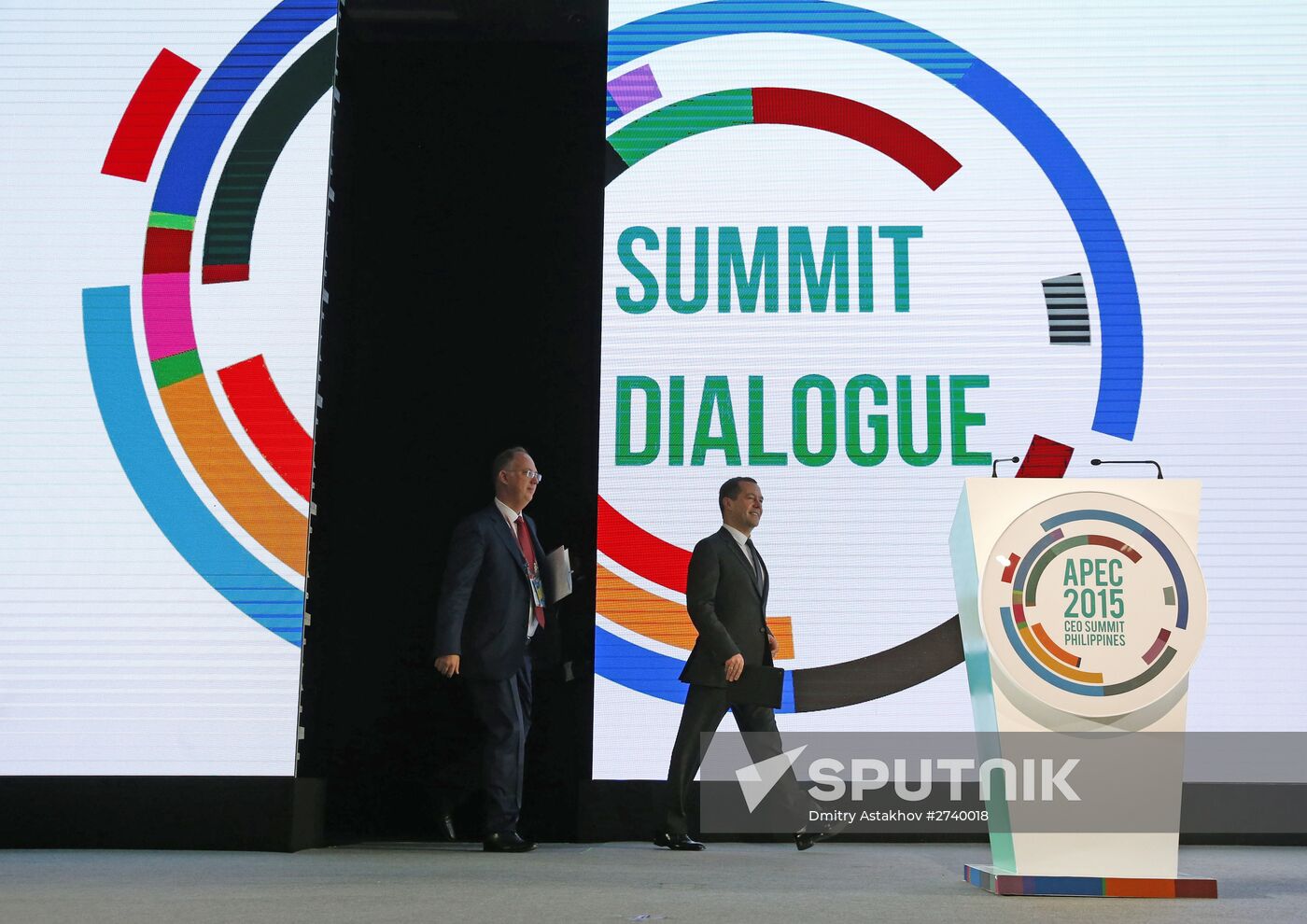 Prime Minister Dmitry Medvedev participates in APEC Leaders' Week in the Philippines