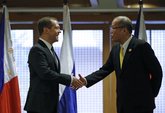 Prime Minister Dmitry Medvedev participates in APEC Leaders' Week in the Philippines