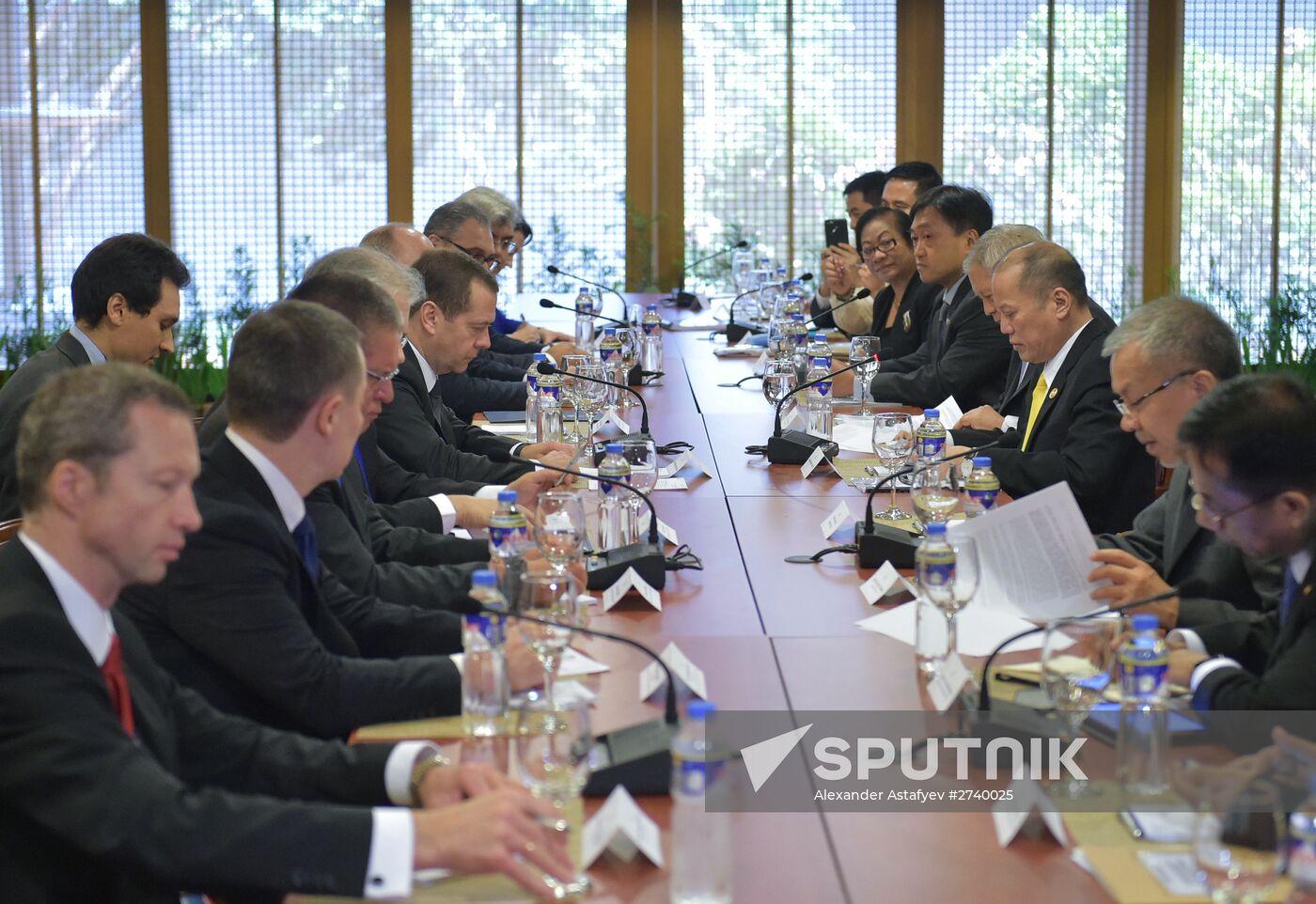 Prime Minister Dmitry Medvedev participates in APEC Leaders' Week in the Philippines