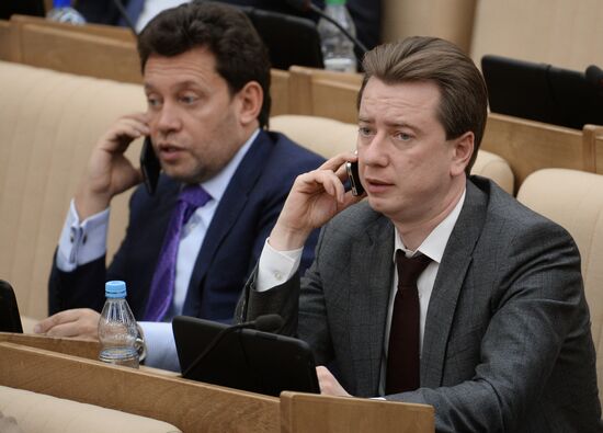 Plenary meeting of the State Duma of the Russian Federation