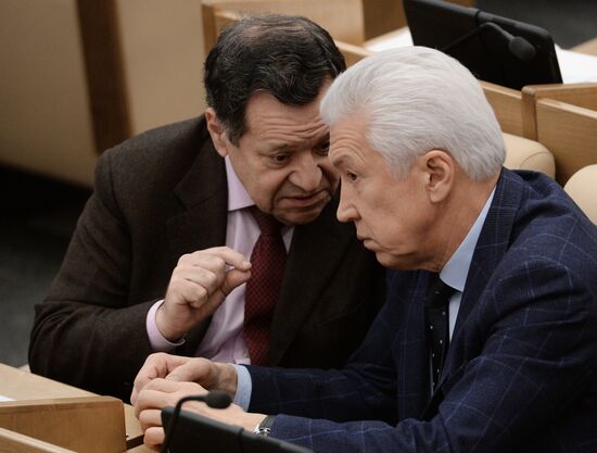 Plenary meeting of the State Duma of the Russian Federation