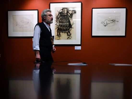 Sotheby's auction preview of Natalia Goncharova's drawings