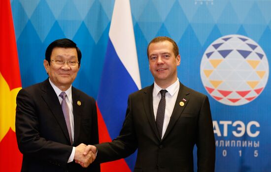 Prime Minister Dmitry Medvedev attends APEC Leaders' Week in the Philippines