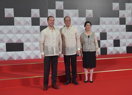 Russian Prime Minister Dmitry Medvedev at APEC 2015 Leaders' Meeting in Philippines